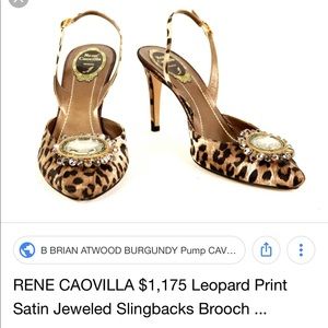 Renee Caovilla slingback pumps